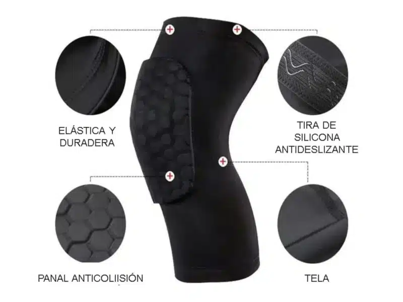 RODILLERAS DE PROTECCIÓN PARA BÁSQUET WINNER - Imagen 3