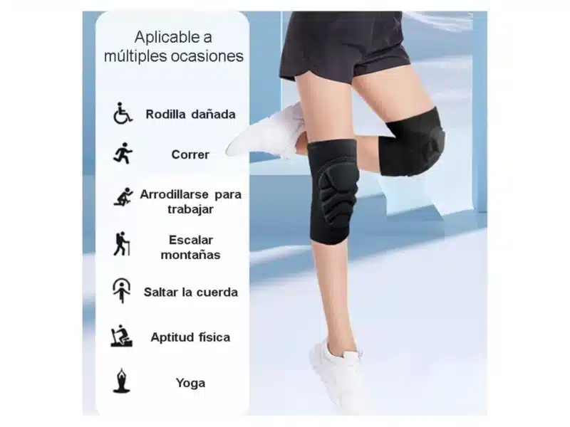 RODILLERAS ACOLCHADA PROTECTORA DEPORTIVA PARA TODO DEPORTE - Imagen 7
