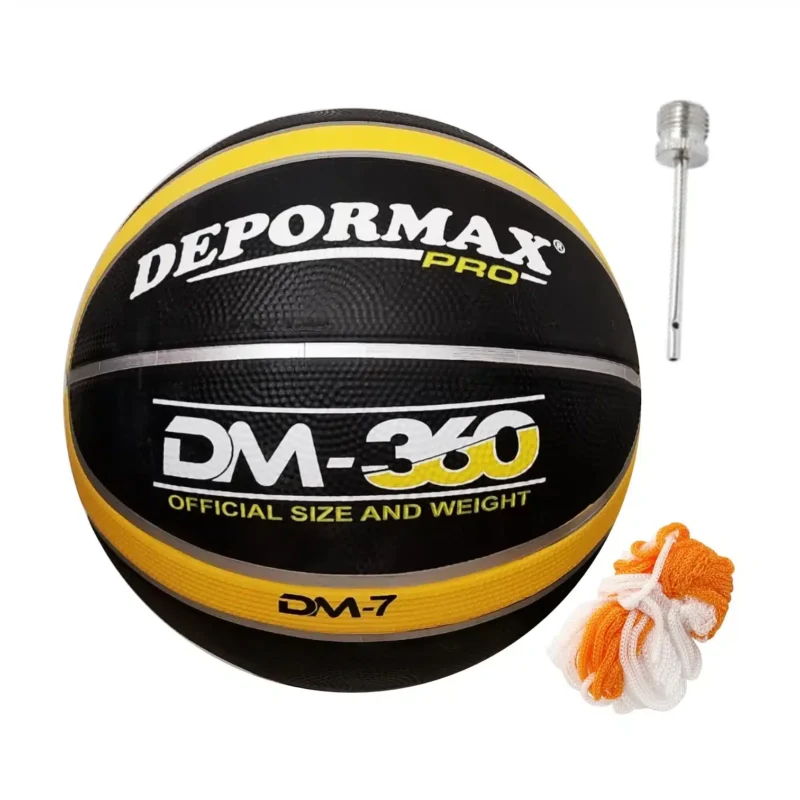 PELOTA PARA BÁSQUET TALLA #7 GOMA CELULAR DM- 360 DEPORMAX - Imagen 3