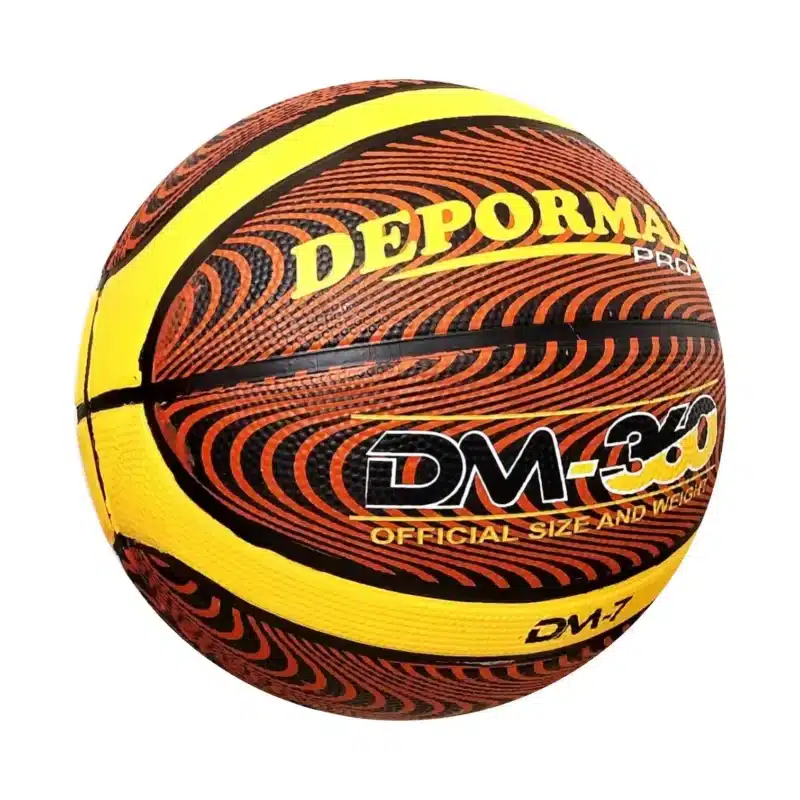 PELOTA PARA BÁSQUET TALLA #7 GOMA CELULAR DM- 360 DEPORMAX - Imagen 4