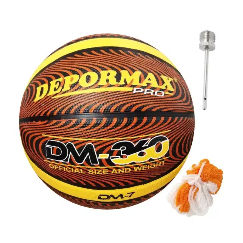 PELOTA PARA BÁSQUET TALLA #7 GOMA CELULAR DM- 360 DEPORMAX - Imagen 5