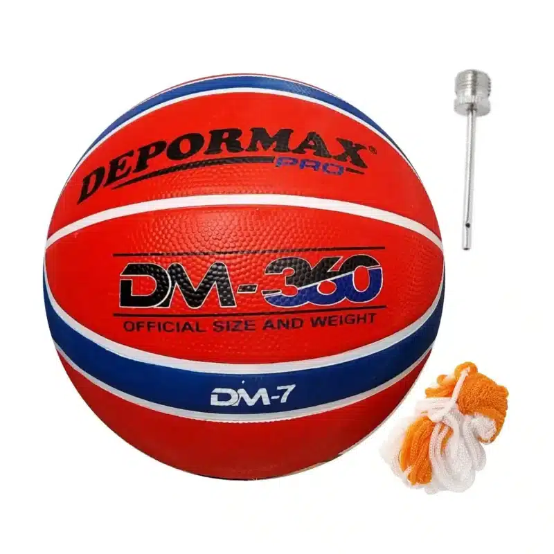 PELOTA PARA BÁSQUET TALLA #7 GOMA CELULAR DM- 360 DEPORMAX - Imagen 7