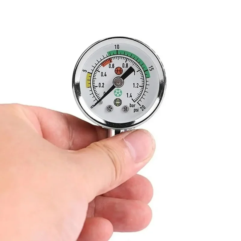 MEDIDOR DE AIRE TIPO RELOJ BARÓMETRO DE BALÓN CON VÁLVULA DE LIBERACIÓN DE AIRE PORTÁTIL SHOWGOL - Imagen 10